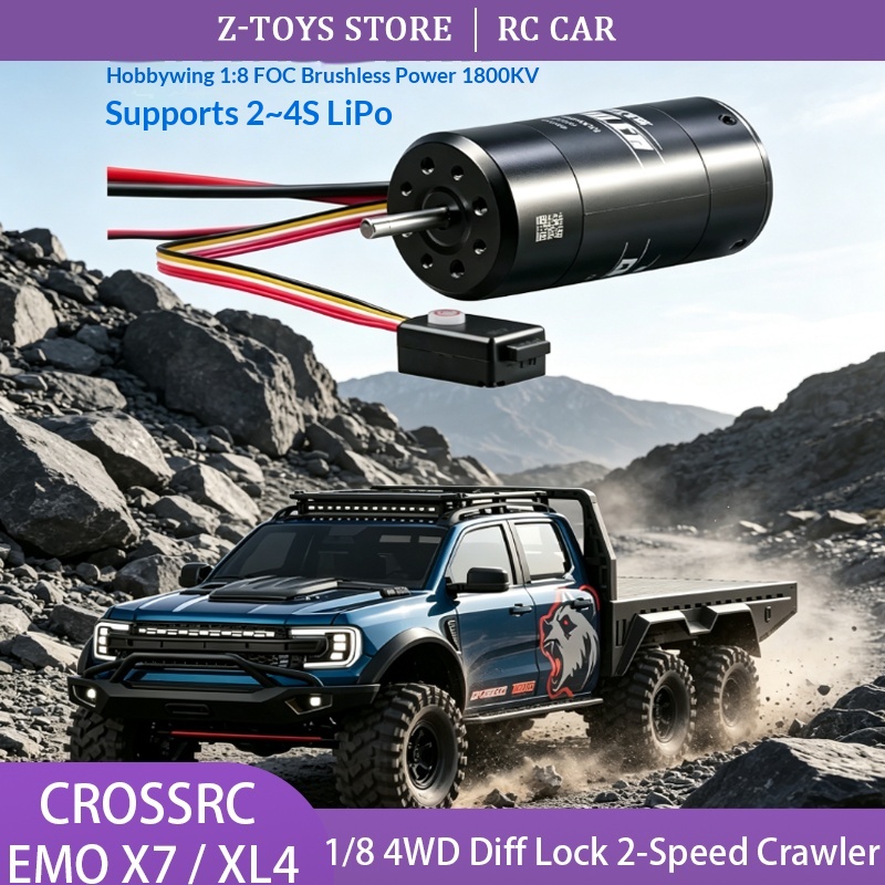 Rc Hobby Grade Truck - CROSSRC EMO X7 XL4 1/8 RC